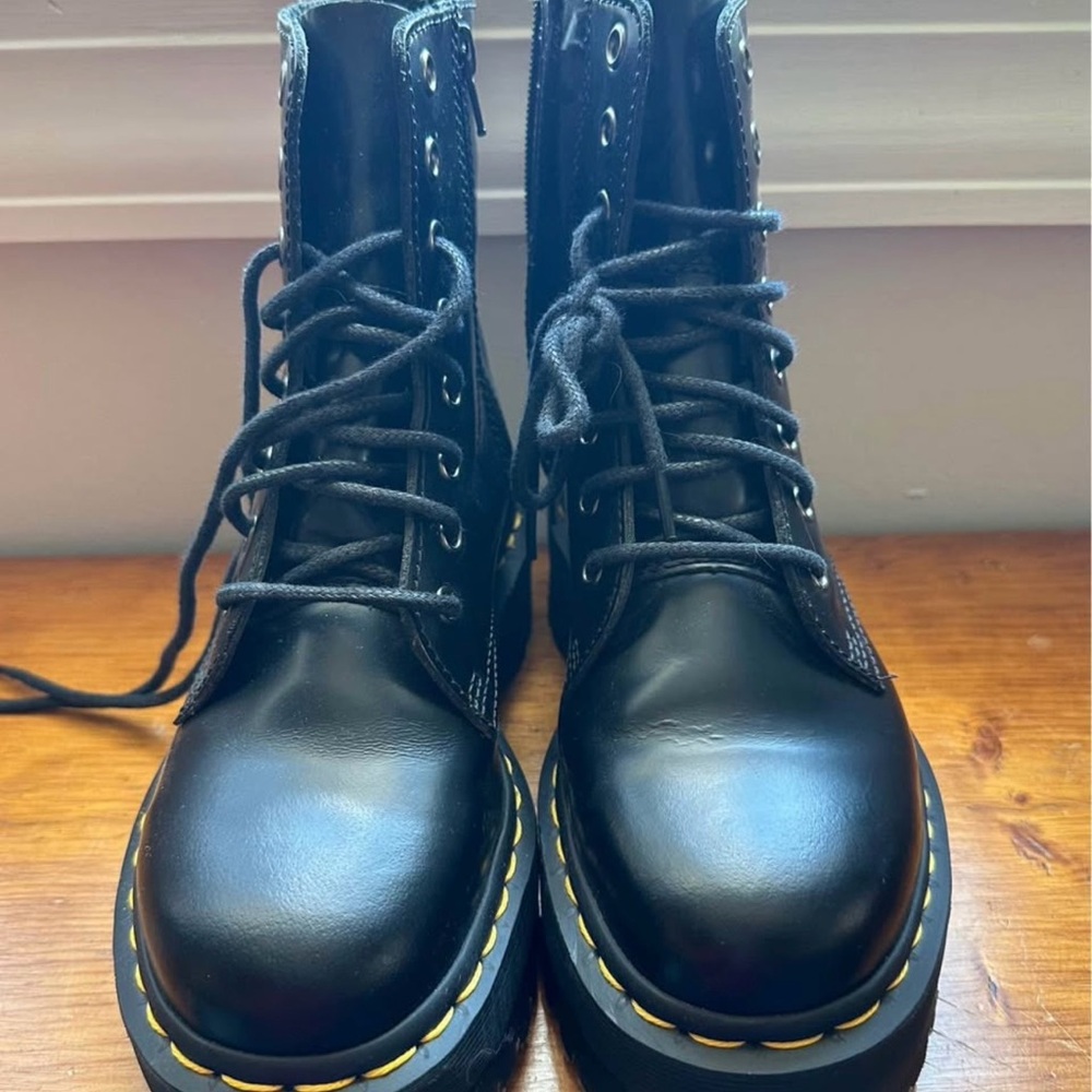 Dr. Martens Jadon Black Combat Boots